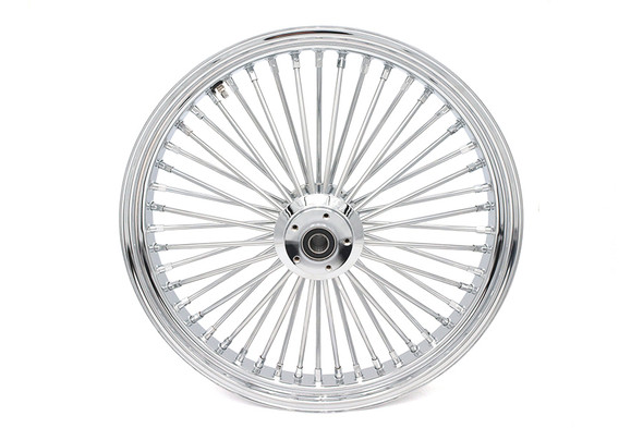 V-Twin - 52-1447 - 23 inch x 3.5 inch King Spoke Front Wheel Chrome