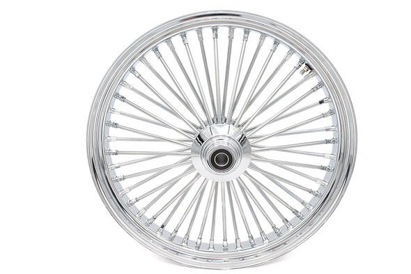 V-Twin - 52-1447 - 23 inch x 3.5 inch King Spoke Front Wheel Chrome