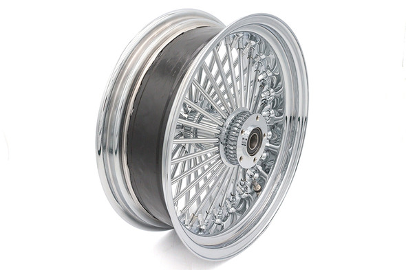 V-Twin - 52-1452 - 16 inch x 5.5 inch King Spoke Rear Wheel Chrome