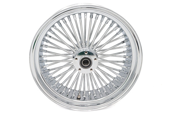 V-Twin - 52-1455 - 17 inch x 6.0 inch King Spoke Rear Wheel Chrome