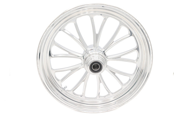 V-Twin - 52-1456 - 18 inch x 3.5 inch Manhattan Front Wheel Polished Aluminum (2)