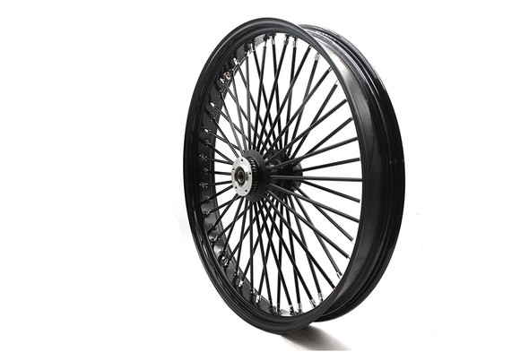 V-Twin - 52-1470 - 30 inch x 4.0 inch King Spoke Front Wheel Black