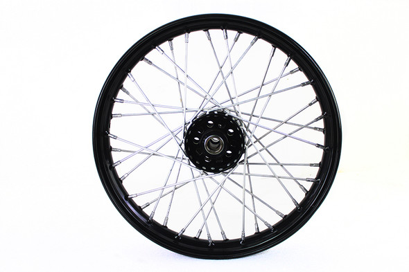 V-Twin - 52-1936 - 18 inch x 2.5 Replica F-H Trog Style Star Hub Wheel