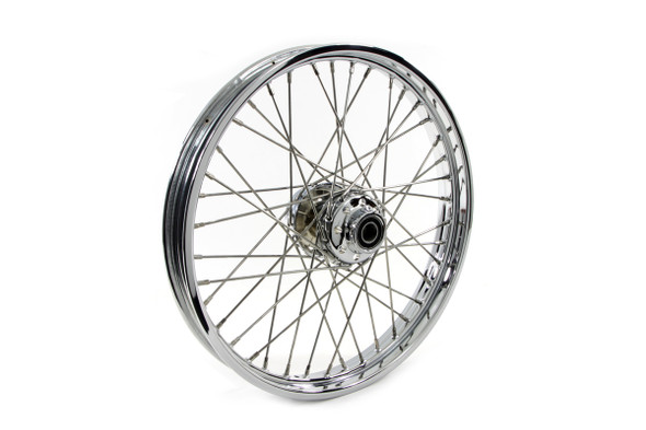 V-Twin - 52-2030 - 21 inch x 2.15 inch Replica Front Spoke Wheel