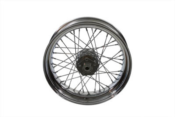 V-Twin - 52-2034 - 17 inch x 4.5 inch Replica Rear Spoke Wheel