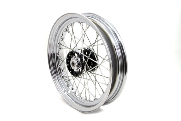 V-Twin - 52-2046 - 16 inch x 3.00 inch Replica Front or Rear Spoke Wheel