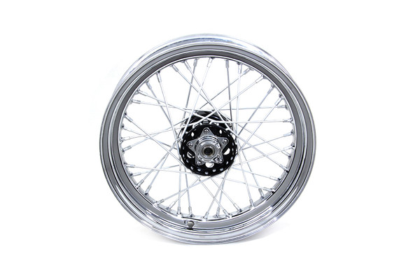 V-Twin - 52-2047 - 16 inch x 3.00 inch Replica Front or Rear Spoke Wheel