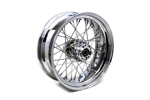 V-Twin - 52-2087 - 17 inch x 6.00 inch Rear Spoke Wheel