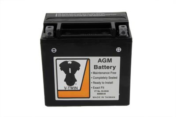 V-Twin - 53-0548 - 12 Volt Dry Charged Replacement Battery