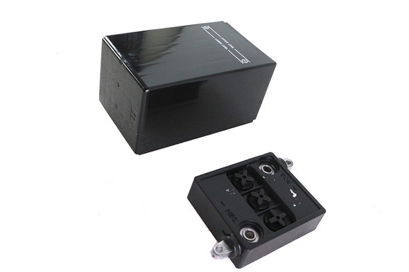 V-Twin - 53-0897 - H-2 Battery Case and Top Set - Fits 1937-1948 Harley-Davidson UL, 1937-1952 WL, 1937-1953 G, 1941-1964 FL, 1936-1952 EL