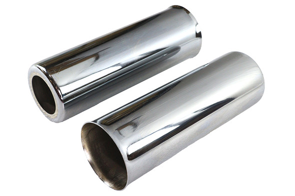 V-Twin - 54-0156 - Chrome 8 inch Shock Spring Cover Set