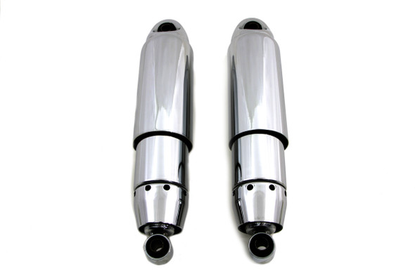 V-Twin - 54-0168 - AEE 12 inch Chrome Shock Set