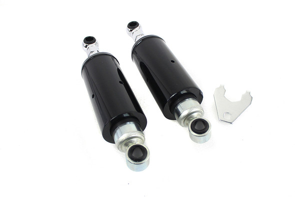 V-Twin - 54-0188 - Shock Set Adjustable Black - Fits 1989-1999 Harley-Davidson FLST, FXST