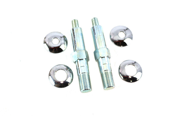 V-Twin - 54-0414 - Upper Rear Shock Stud Kit Zinc - Fits 1956-1974 Harley-Davidson XL