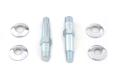 V-Twin - 54-0415 - Lower Shock Stud Kit Zinc - Fits 1956-1974 Harley-Davidson XL