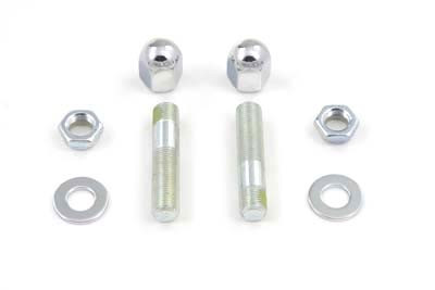 V-Twin - 54-0430 - Rear Shock Stud Lower Chrome - Fits 1982-1991 Harley-Davidson XLX, XLS