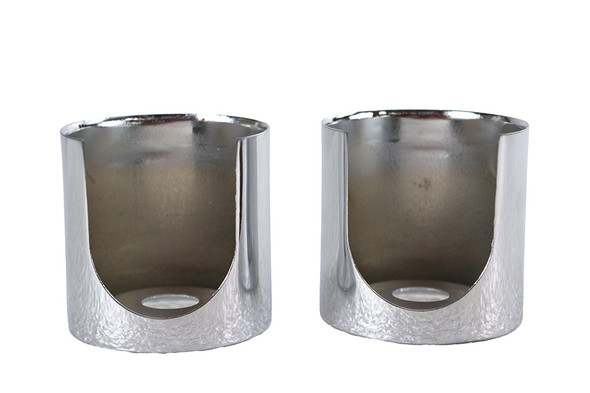 V-Twin - 54-0509 - Shock Stud Cover Set Upper Chrome