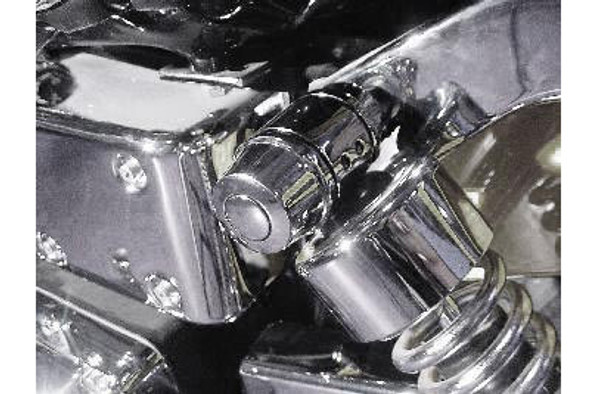 V-Twin - 54-0519 - Shock Stud Cover Upper Chrome