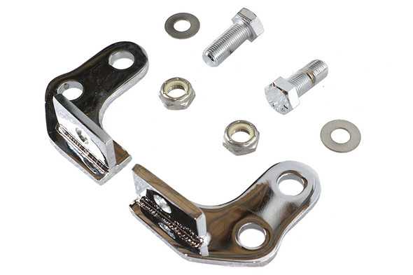 V-Twin - 54-0541 - Rear Shock Lowering Kit Chrome