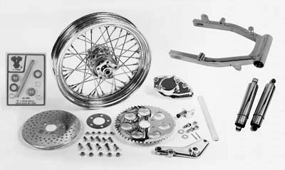 V-Twin - 55-0602 - Brake and Swingarm Assembly Kit - Fits 1973-1978 Harley-Davidson FX