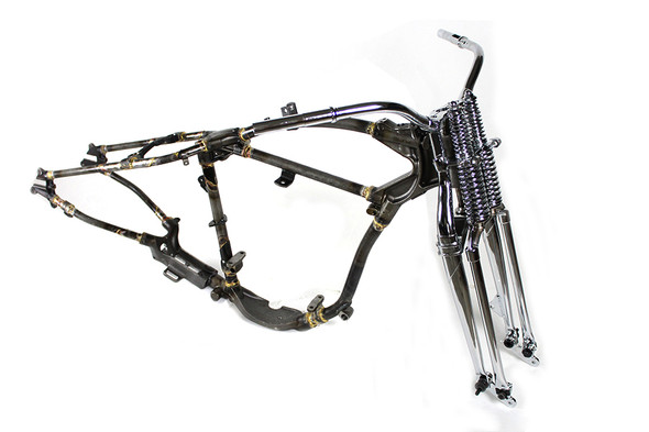 V-Twin - 55-1651 - 45 inch WL Frame, Fork and Handlebar Set