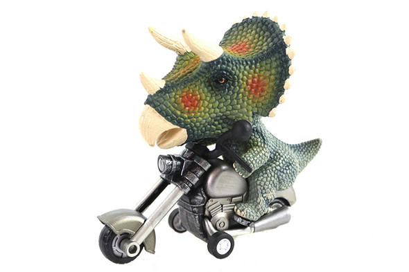V-Twin - 68-0013 - Big Head Triceratops Dinosaur Rider Toy
