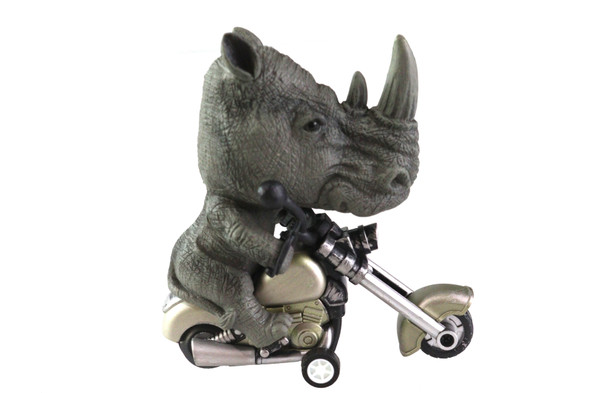V-Twin - 68-0063 - Big Head Rhino Animal Rider Toy