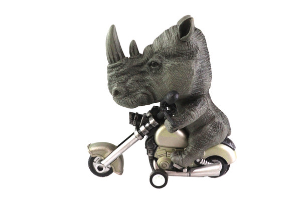 V-Twin - 68-0063 - Big Head Rhino Animal Rider Toy