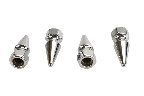 V-Twin - 6903-4 - Chrome Pike Nut Fine 5/16 inch-24 Thread