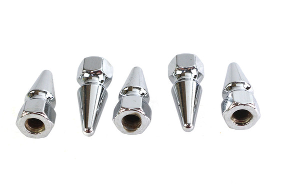 V-Twin - 6913-3 - Chrome Pike Nut 3/8 inch-16 Coarse Thread