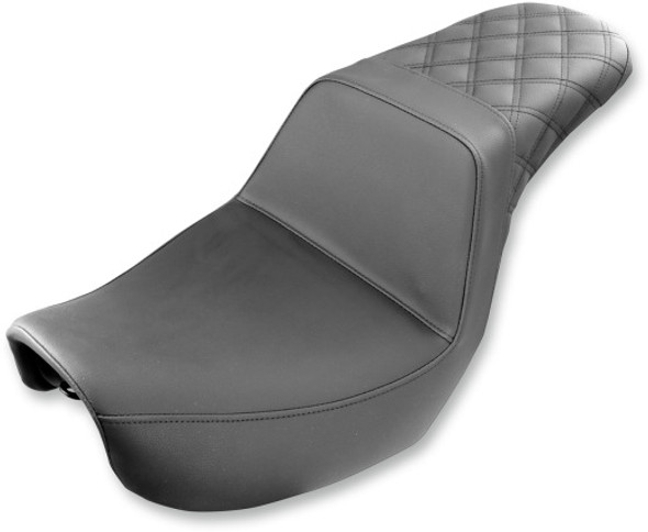 Saddlemen - Step-Up Rear Diamond Stitched Seat - fits Dyna Models