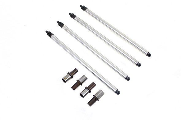 V-Twin - 7132-12 - Colony Solid Pushrod Kit with Adapters