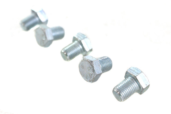V-Twin - 73-0120 - Zinc Hex Cap Bolts 3/8 inch-24 x 1/2 inch