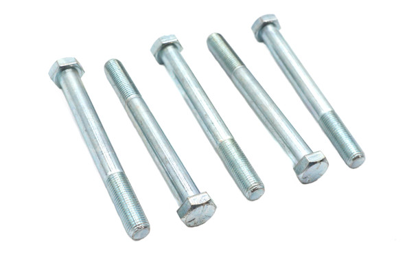 V-Twin - 73-0128 - Zinc Hex Cap Bolts 3/8 inch-24 x 3-1/2 inch