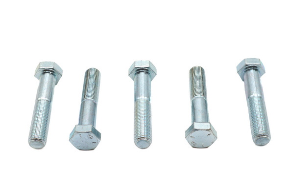 V-Twin - 73-0143 - Zinc Hex Cap Bolts 1/2 inch-20 x 2-1/2 inch