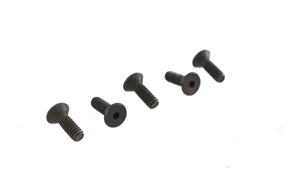 V-Twin - 73-0148 - Allen Flat Head Screws Black 6-32 x 7/16 inch