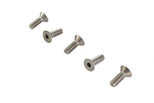 V-Twin - 73-0165 - Allen Flat Head Screws Stainless Steel