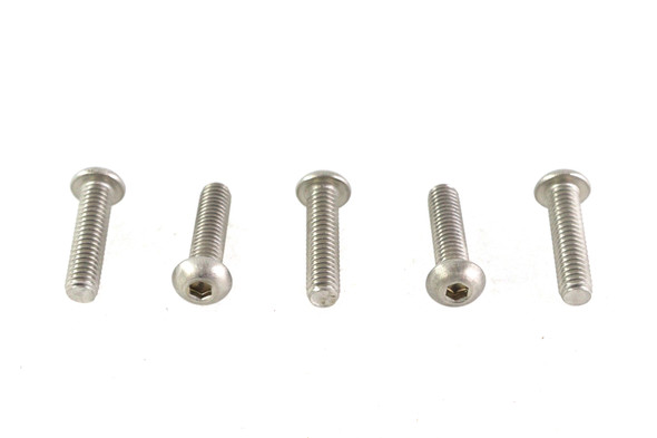 V-Twin - 73-0177 - Allen Button Head Screws Stainless Steel 5/16-18 X 1-1/4 inc