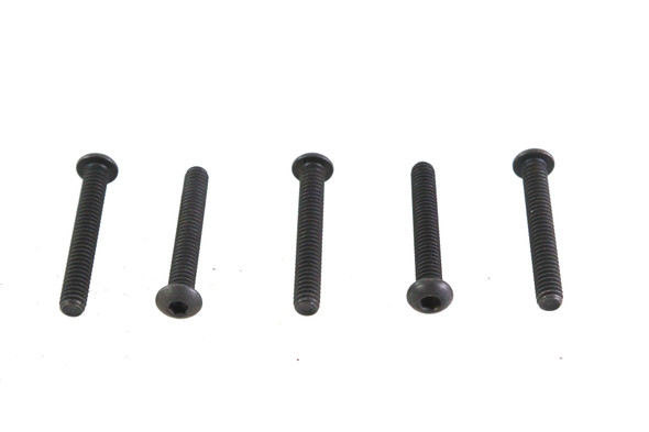 V-Twin - 73-0178 - Allen Button Head Screws Black 1/4-20 X 1-3/4 inch