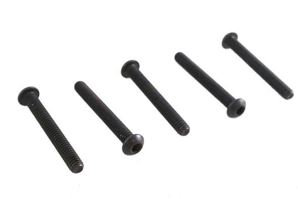 V-Twin - 73-0179 - Allen Button Head Screws Black 1/4-20 X 2 inch