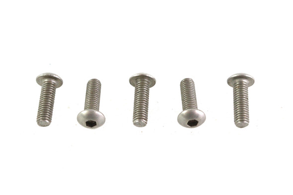 V-Twin - 73-0183 - Allen Button Head Screws Stainless Steel 10-32 X 5/8 inch