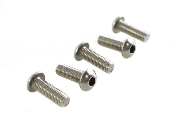 V-Twin - 73-0185 - Allen Button Head Screws Stainless Steel 1/4-28 X 3/4 inch
