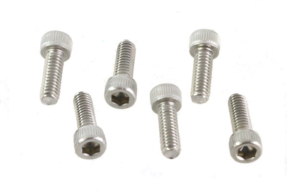 V-Twin - 73-0205 - 8-32 X 1/2 inch Allen Socket Cap Screw Stainless Steel