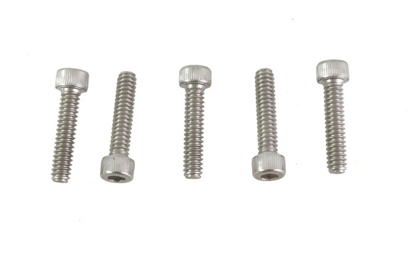 V-Twin - 73-0211 - 10-24 X 7/8 inch Allen Socket Cap Screw Stainless Steel