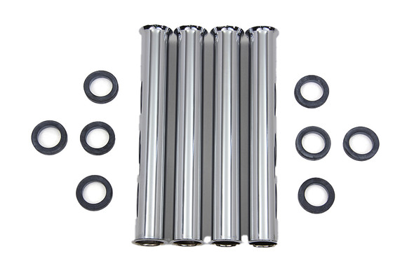 V-Twin - 7822-12 - Chrome Lower Pushrod Cover