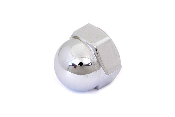 V-Twin - 8008-1 - Chrome Acorn Stem Nut