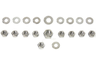 V-Twin - 8112-20T - Chrome Transmission Side Cover Kit