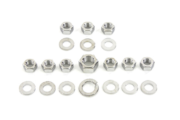 V-Twin - 8112-20T - Chrome Transmission Side Cover Kit