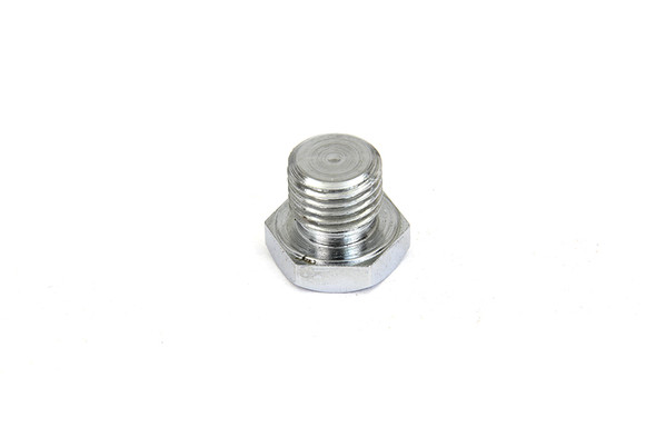 V-Twin - 8116-1 - Chrome Motor Case Drain/Oil Pump Body Plug