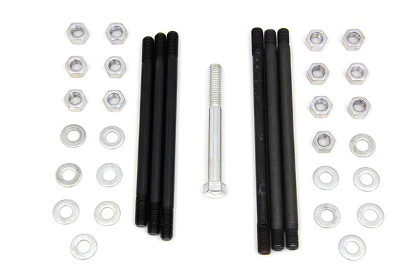 V-Twin - 8135-34 - Cadmium Stock Engine Case Bolt Kit